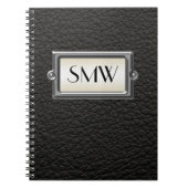3モノグラムの通の執行役パーソナライズされたの ノートブック (正面)