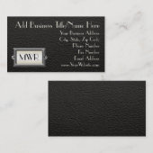 3モノグラムの通の執行役パーソナライズされたの 名刺 (正面/裏面)