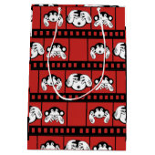 3モンキーズ抱き枕 ミディアムペーパーバッグ (裏面)