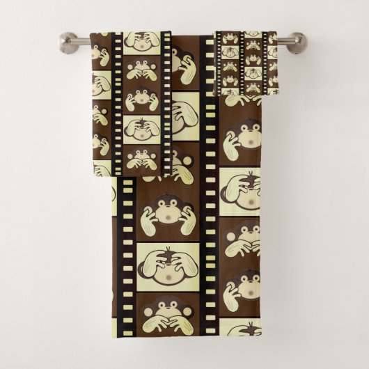 3モンキーバスタオルセット バスタオルセット (インサイチュ)