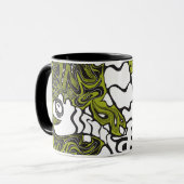 3モンスターの大きいコーヒー・マグの先頭に立ちました マグカップ (正面左)