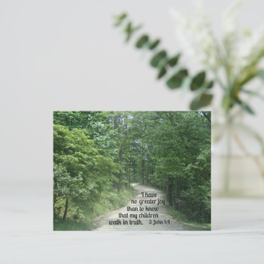 3ヨハネ1:4 ポストカード (スタンド正面)