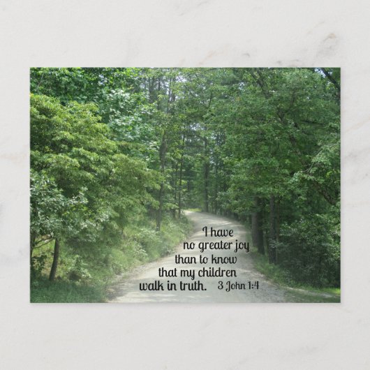 3ヨハネ1:4 ポストカード (正面)