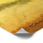 3ラインデジタル抽象芸術絵画ズ ポスター (角)