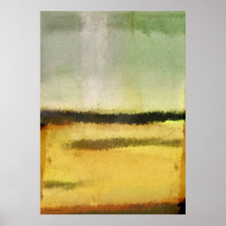 3ラインデジタル抽象芸術絵画ズ ポスター