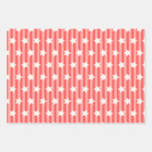 3ラッピング紙シーかわいらしトAmerican colors ラッピングペーパーシート (正面3)