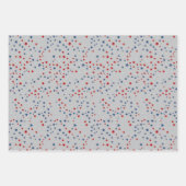 3ラッピング紙シートかわいらしかわいいアメリカスタイル ラッピングペーパーシート (正面2)