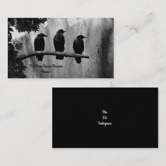 3ラヴェンス 名刺 (正面/裏面)