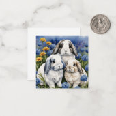 3リトルロプバニーラビット ノートカード (正面/裏面インサイチュ)