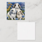 3リトルロプバニーラビット ノートカード (正面/裏面)