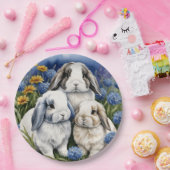 3リトルロプバニーラビット ペーパープレート (パーティー)