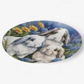 3リトルロプバニーラビット ペーパープレート (アングル)