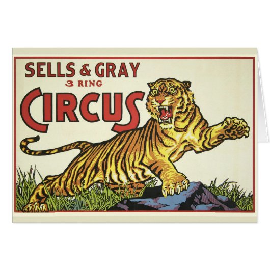 3リングや輪サーカス – circa 1930 (正面横)