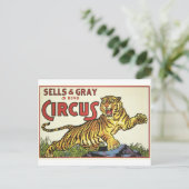 3リングや輪サーカス – circa 1930 ポストカード (スタンド正面)