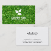 3リーフ | 環境にやさし草 名刺 (正面/裏面)