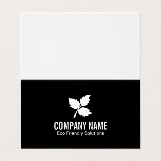 3リーフ | 環境にやさし 名刺 (外部フラット)