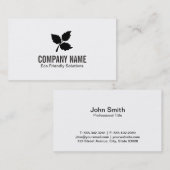 3リーフ | 環境にやさし 2 名刺 (正面/裏面)