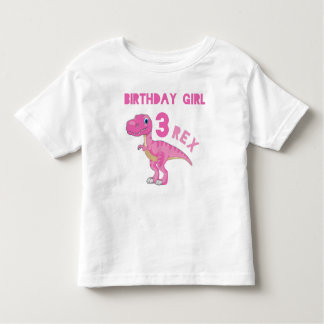 3レックスの誕生日シャツ トドラーTシャツ