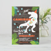 3レックス恐竜への招待 招待状 (スタンド正面)