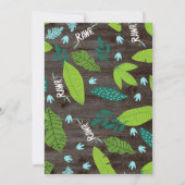 3レックス恐竜への招待 招待状 (裏面)