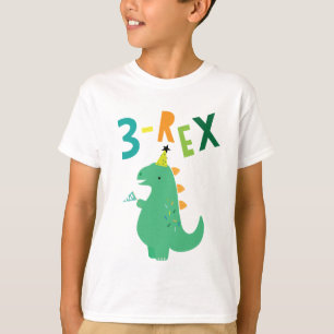 3レックス恐竜シャツ Tシャツ