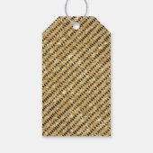 3レックス恐竜3回目の誕生日パーティーありがとう ギフトタグ (裏面)