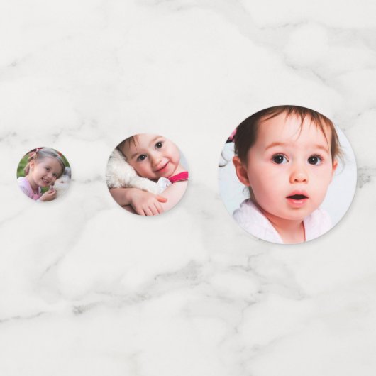 3レックス恐竜3回目の誕生日パーティー写真 コンフェッティ (裏面)