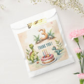 3レックス恐竜3歳の誕生日のお祝いバッグ フェイバーバッグ (封をした状態)