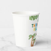 3レックス3歳の誕生日パーティー 紙コップ (右)