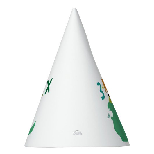 3レックス3rd誕生日パーティー帽子 パーティーハット (右)