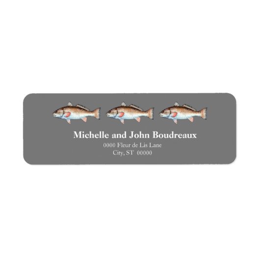 3レディフィッシュオングレー ラベル (正面)