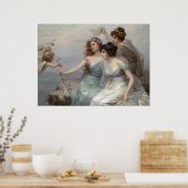 3レディースアンドエンジェル ポスター (キッチン)