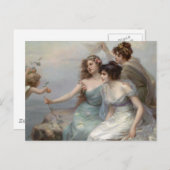 3レディースアンドエンジェル ポストカード (正面/裏面)