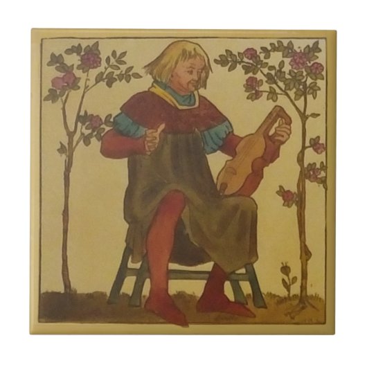 #3レプロコープランド中世ミンストレルズ音楽テーマ タイル (正面)