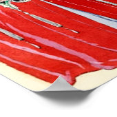 3ロココレディース，美しい,ファッション衣装デザイン ポスター (角)