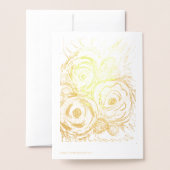 3ロサ 箔カード (裏面封筒付き)