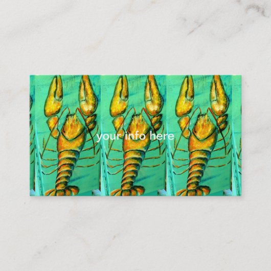 3ロブスター名刺 名刺 (正面)