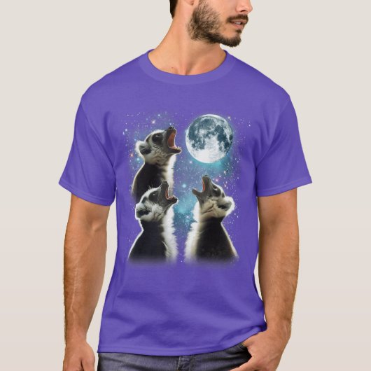 3ワオキツネネズミ鳴き声カオコメ Funny Gifts For Men Wom Tシャツ (正面)