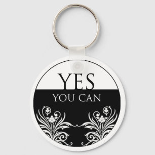 3ワードの引用文Yes Keychainできます キーホルダー