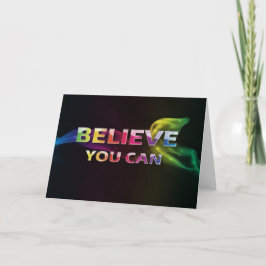 3ワードQuote~Believe Can~Encouragementカード カード