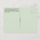 3ヴァージン殉教者の庭(詳細、M 070) ポストカード (裏面)