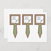 3ヴィンテージ飛行機カップケーキピック インビテーションポストカード (正面/裏面)