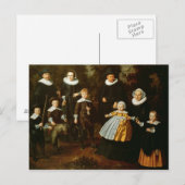 3世代のグループポートレート ポストカード (正面/裏面)