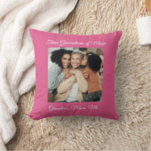 3世代の愛のおばあちゃん、母、私の写真 クッション (ブランケット)