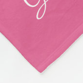 3世代の愛のおばあちゃん、母、私の写真 フリースブランケット (角)