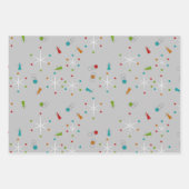 3世紀半ばのトモダンリオ紙包み紙 ラッピングペーパーシート (正面3)