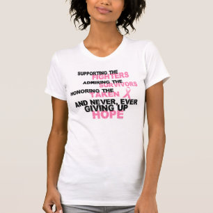3乳癌を取られる戦闘機の生存者 Tシャツ