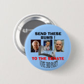 3人ののらくら者 缶バッジ (正面&裏面)