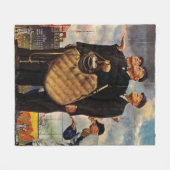 3人のアンパイヤ フリースブランケット (正面(横))