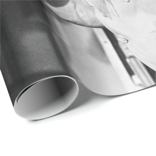 3人のシェフが子牛の喧嘩のためにパイを持っていた ラッピングペーパー (ロールコーナー)